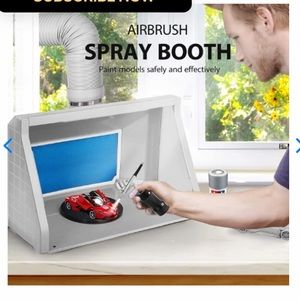 VivoHome Airbrush Spray booth kit with LED lights